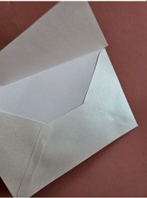 Resim Zirve Zarf 12 X 18 Sedefli Beyaz Davetiye Zarfı 50 Adet 