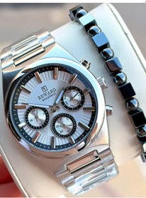 Resim Reward Kronometreli 5 Atm Suya Dayanıklı 2 Yıl Garantili Bileklik Hediyeli Erkek Kol Saati Rw264.3 Gümüş 