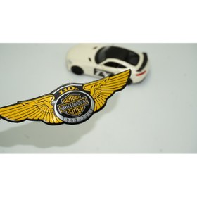Resim DK Tuning Dk Harley Davidson 110.yıl 3m Metal 12cm Plaka Logo Amblem 