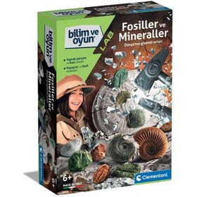 Resim Nessiworld 64336 Science and Play - Fossils and Minerals Excavation Set 