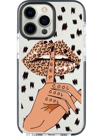 Resim shoptocase Iphone 14 Pro Uyumlu Lens Korumalı Anti Shock Keep Cool Tasarımlı Telefon Kılıfı 