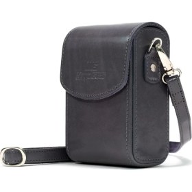 Resim MegaGear Canon G7X MarkIII, Sony-Rx100VI Suni Deri Kamera Çantası 