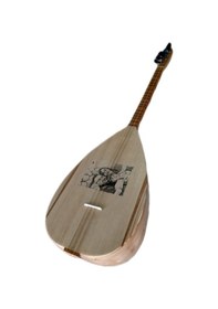 Resim Idol Kişiye Özel Fotoğraf İşlemeli Saz Kısa Sap Saz 