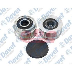 Resim Alternator Kasnagı Bosch Tıp 5 Kanal Golf Iv Passat A4 A6 1.9 Tdı Ina Tıp 61 