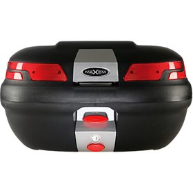 Resim MAXEM SL45 SİYAH FULL MOTOSİKLET ARKA ÇANTA TOPCASE 