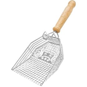 Resim Suntek Kedi Kumu Küreği Taşınabilir Eleme Kum Yavru Stil-a 