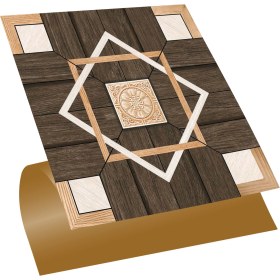 Resim Tink Kendinden Yapışkanlı Ahşap 015 Desenli Pvc Karo 30X30 cm (4 Adet) 0,36 M2 