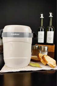 Resim Digithome Paslanmaz Çelik Hazneli 3'lü Yemek Termosu 1,2 Lt Beyaz - Ckr3146 C320.025 