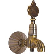 Resim Tuğralı Antik Osmanlı Musluğu 1/2 (lüx . %100 Pirinç) Bakır 