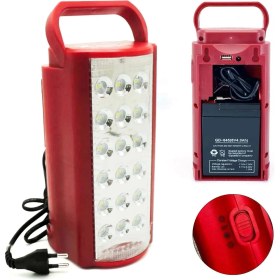 Resim 24 Büyük Ledli 80 Saat Yanan Powerbank Özellikli Akülü LED Işıldak ( Lisinya ) 