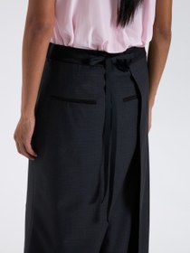 Resim Antrasit Minimalist Uzun Etek - Antrasit / L 