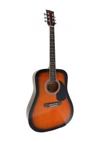 Resim Almira F650n-sb Akustik Gitar - Sunburst Başlangıç - Dreadnought Kasa Geleneksel Sunburst Kaplama, Ergonomik Sap Profili, Akustik Gövde Rezonansı Ölçüler: 41 İnç Standart Dreadnought 