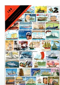 Resim Vintage Posta Pulları - Ships & Boats 