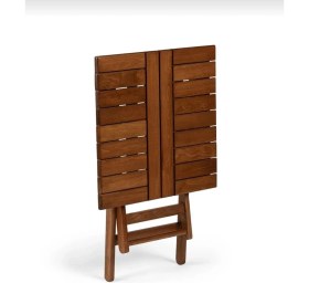 Resim CopperWood Katlanır Masa 60X80 - Dış Mekan Dikdörtgen Ahşap Bahçe, Balkon Masası 
