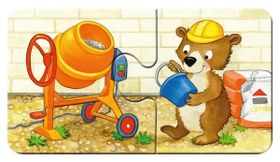 Resim Ravensburger 9x2 Parça Puzzle İnşaatçı Hayvanlar 030743 