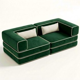 Resim foamly 140x70 cm Modüler Çocuk Koltuğu - Fonksiyonel Oyun Minderi ve Kanepe Tamamen Sünger 