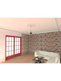 Resim Motifpiyer Lamba Tavan Göbeği-Yuvarlak-21-56cm-2adet 