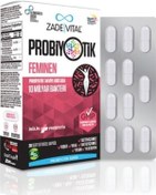 Resim Zade Vital Probiotics Feminen 30 Kapsül Probiyotik 