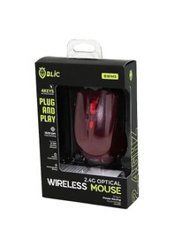 Resim Bordo Kablosuz Mouse 2.4g 8-10m Distance Wireless - Kablosuz 1600dpı Oyun Fare Bwm-5 5365 