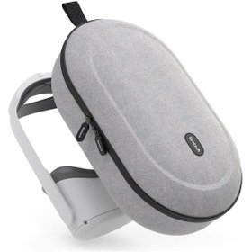 Resim SYNTECH Large Sert Taşıma Çantası Meta Quest 3s/3/Oculus 2/Pico 4 Uyumlu Gri M42 