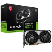 Resim MSI GeForce RTX 4070 Ventus 2X E 12G OC 12 GB GDDR6X 192 Bit HDMI/DP Ekran Kartı 