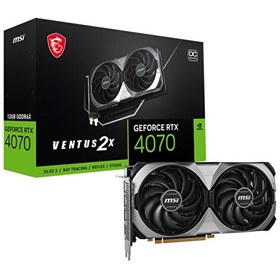 Resim MSI GeForce RTX 4070 Ventus 2X E 12G OC 12 GB GDDR6X 192 Bit HDMI/DP Ekran Kartı 