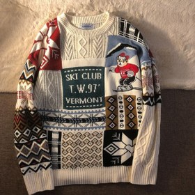 Resim Christmas Ski Club Rahat Kesim Kazak - L 