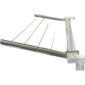 Resim UltraNova Balkon Çamaşır Kurutmalığı, Alüminyum, Gri Renk, Hafif ve Dayanıklı Tasarım 