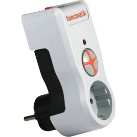 Resim Tunçmatik Akım Korumalı Priz Tekli Beyaz Çok Güvenli Priz Priz 