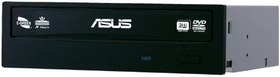 Resim ASUS DRW-24B5ST Silent Dahili DVD yazıcı (24 x DVD ± R, 12 x DVD ± R DL, 5 x DVD-RAM), perakende, SATA, siyah 