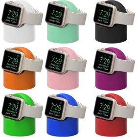 Resim Microcase Apple Watch Tüm Seriler Ile Uyumlu Silikon Şarj Standı - Al3570 