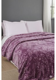 Resim Özdilek Çift Kişilik Antico Battaniye - Mor Mor 