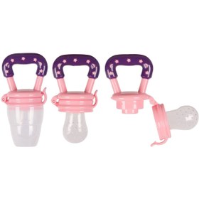 Resim Sevi Bebe Silikon Meyve Emziği & Diş Kaşıyıcı - Pembe - Pembe / Standart 