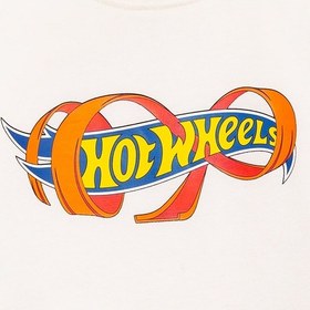 Resim Mavi - Hot Wheels Baskılı Ekru Tişört 6610428-70057 