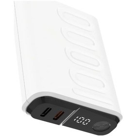 Resim Bix Tpb15 10000mah Pd 20w Usb-c Usb-a Qc 3.0 22.5w Süper Hızlı Şarj Destekli Dijital Ekranlı Mini Powerbank Beyaz 