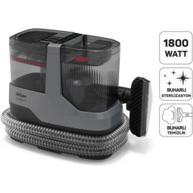 Resim Arzum AR4351 HydroSteam Buharlı Temizleyici ve Leke Çıkarıcı 1800 W, 4 Farklı Mod, Gri 