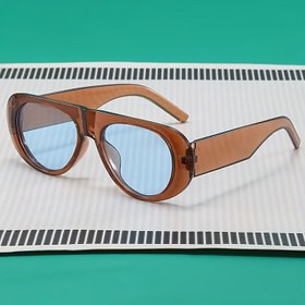 Resim 1 adet Yeni Kadınlar Geniş Ayaklı Gözlük Büyük Çerçeve Jöle Renk Basit Retro Tarzı, Erkekler ve Kadınlar için Uygun 