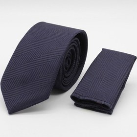 Resim İmza Lacivert - Kırmızı Desenli 6 Cm Kravat 1090260117 