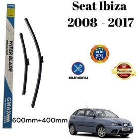 Resim Seat Ibiza 2008 2009 2010 2011 2012 2013 2014 2015 2016 2017 Uyumlu Ön Cam Muz Tipi Silecek Süpürgesi Seti 600/400mm 