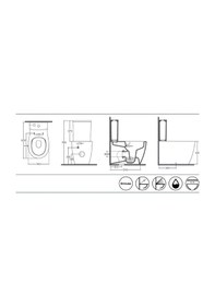 Resim Sentimenti Neo Duvara Sıfır Kanalsız Takım Klozet Seti - Yavaş Ka 