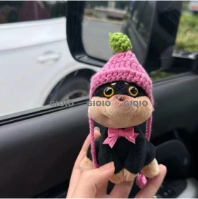 Resim Silver1 Zarif Anti-Kayıp Araba Anahtarlık Okul Çantası Çekicilik Bebek Yaratıcı Erkek ve Kadın Çift Yıldız Ayı Anahtarlık (Yurt Dışından) 