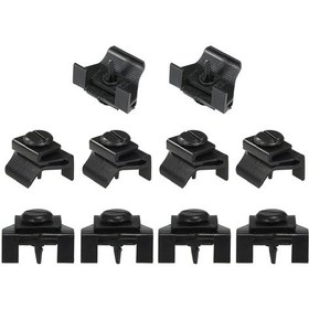 Resim Ranyeek Toyota 53879-28010 İçin 10 Adet Ön Tampon Döşeme Tutucu, Dayanıklı Plastik Kanca, Kolay Kurulum, Araç Güvenliği Sağlar 