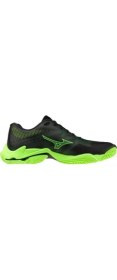 Resim Mizuno Wave Lightning Elite Erkek Voleybol Ayakkabısı Siyah / Yeşil 