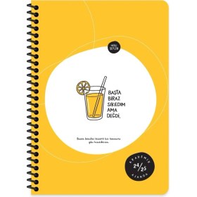 Resim Vuralsin38 A5 Spiralli Akademik Ajanda - Başta Sıkıldım 