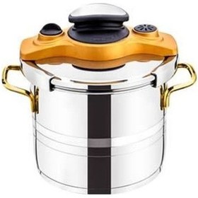 Resim Evimsaray Venüs 4 Parça Düdüklü Tencere Seti Gold 