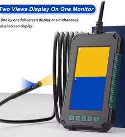 Resim Ekranlı Çift Kameralı 10 Mt Hafıza Kart Destekli Sert Kablo Yılan Endoskop 5.5 Mm 4.3 Inc 