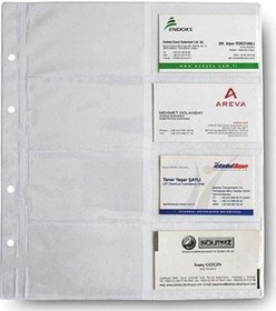 Resim 2k 238 Geniş Kartvizit Yedeği 12 Li Paket 
