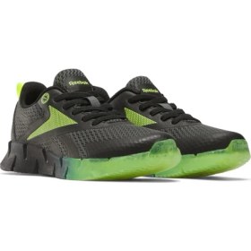 Resim Reebok Zıg N' Glow Elastıc Lace Siyah Erkek Çocuk Koşu Ayakkabısı 