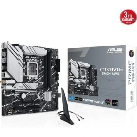 Resim Asus Prıme B760M-A Wıfı-6e Ddr5 HDMI Dp Pcıe 16X V4.0 1700P Matx 