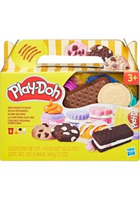 Resim Play Doh Yiyecek Şekilleri Oyun Hamur Seti G1609 G1615 Fırın renkli 